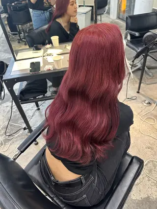 セミロング カラー パーマ ヘアアレンジ メンズ 暖色💖ツヤ髪💖 masae🌼のヘアスタイル