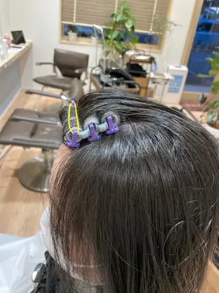 パーマ 白髪ぼかしハイライト 💫ミネ　ヒロシのヘアスタイル