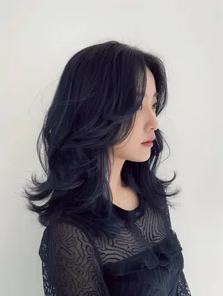 ミディアム ブリーチなし/髪質 改善/エクステ✨天夕のヘアスタイル