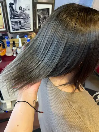 ミディアム 横浜ロングミディアム レイヤー/ 平林侑馬のヘアスタイル