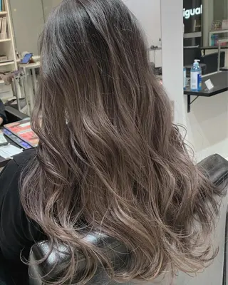 ロング カラー 髪質改善land千葉所属・阿部 圭悟のヘアスタイル