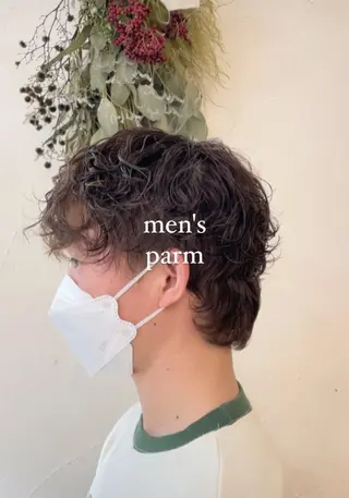 ショート パーマ メンズ Hair muse'e所属・加藤 愛鈴のヘアスタイル