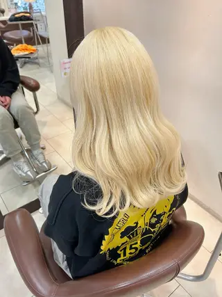 ロング カラー 甲斐 司のヘアスタイル