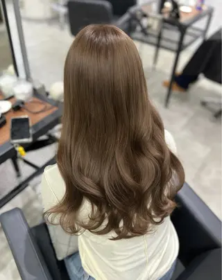 セミロング Zina博多店 CHIHIRO🐄*のヘアスタイル