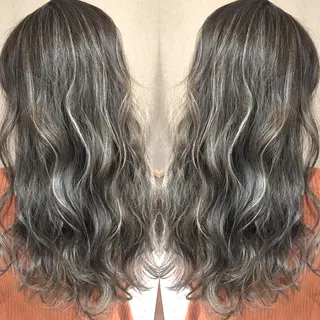 ロング カラー 井上 一平のヘアスタイル