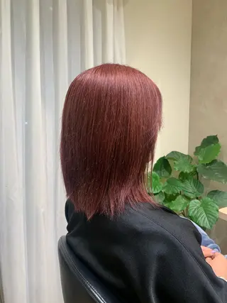 ミディアム Nu:v所属・moe/ 透明感カラー/恵比寿のヘアスタイル