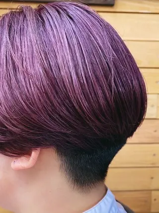 ミディアム カラー 埼玉久喜/ハイトーン デザインカラーRYOのヘアスタイル