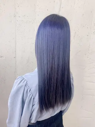 ロング カラー ［銀座］淡色 ラベンダー🫧大村のヘアスタイル