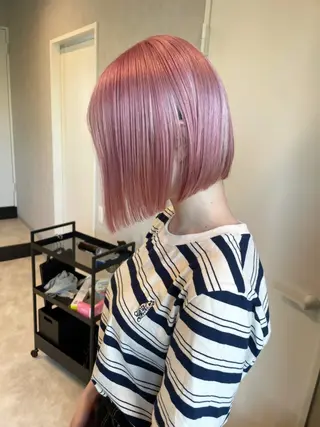 ショート カラー 透明カラー/レイヤー misaki °＊のヘアスタイル