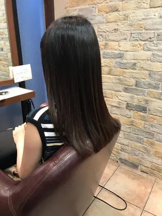 ミディアム 🌙FLYCKA ☀️縮毛矯正のヘアスタイル