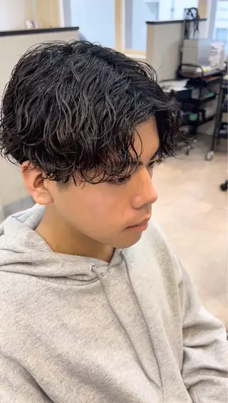ショート パーマ メンズ メンズStylist 山根慧のヘアスタイル