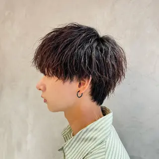 ショート パーマ メンズ nico TOKYO 横浜所属・横浜/レイヤー/ カネコのヘアスタイル