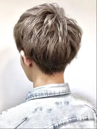 ショート カラー メンズ プチプラ&ハイクオ リティ✰Lilly✰のヘアスタイル