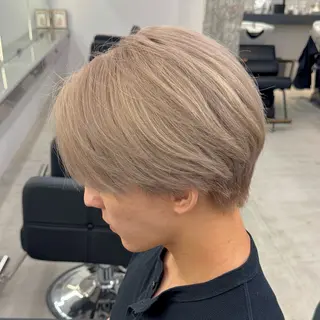 カラー メンズ akihiro／韓国 ヘア／栄のヘアスタイル