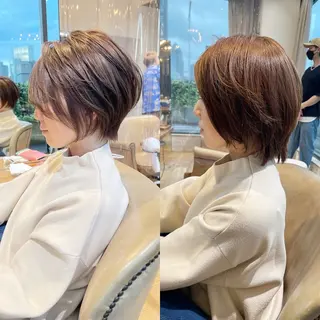 ショート 🫧安野祥華 銀座大人ショート🫧のヘアスタイル