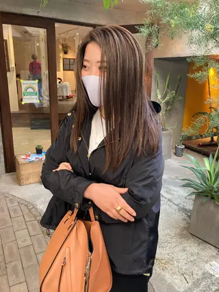 ロング 金田 夏野のヘアスタイル