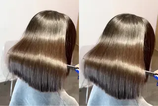 ショート 莉乃/縮毛矯正/髪質 改善/艶カラーのヘアスタイル