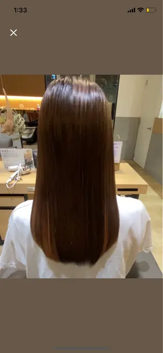 ロング 盛れる顔まわり🎀 縮毛矯正💐羽村勇樹のヘアスタイル