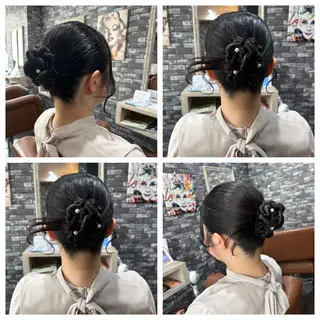 ロング ヘアアレンジ 🎀推し活ヘアー🎀 Yuuna🐰💖のヘアスタイル