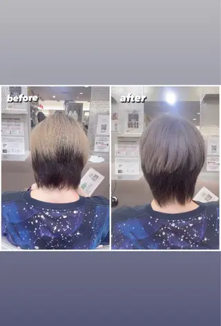 ミディアム 成瀬メンズ パーマ清水大隼のヘアスタイル