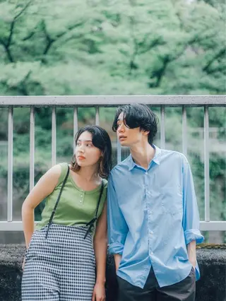 セミロング カラー 韓国ヘア ♡tomimaのヘアスタイル