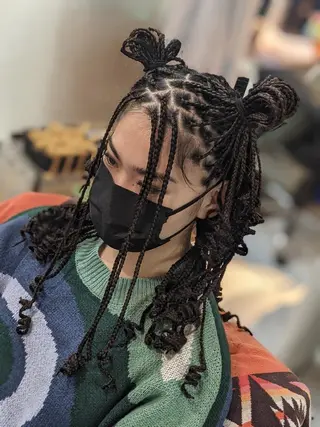 ロング ヘアアレンジ scamp ★のヘアスタイル