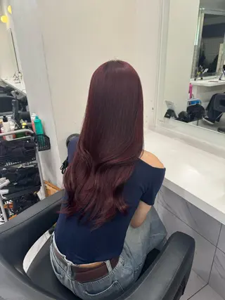 ロング カラー パーマ ヘアアレンジ メンズ キッズ 🩰トレンド垢抜け ヘアUNITED🩰のヘアスタイル