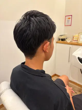 ショート メンズ HAIR ROOM ROSSO 白山店所属・メンズカット+パーマ 特化/ユウタのヘアスタイル