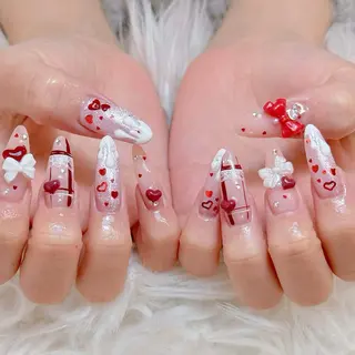 ネイル ANH ゴテゴテネイルのネイルデザイン