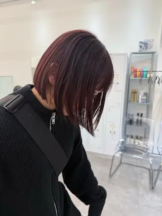 ショート AHNKISM所属・トレンド🌷 ボブ　パーマ🩰のヘアスタイル