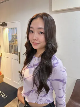 ロング 🧣misaki 透明感カラー🧣のヘアスタイル