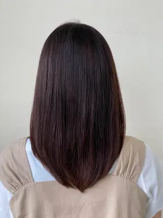 セミロング BLENDby happiness所属・KAORU/絹髪 /髪質改善/奈良のヘアスタイル