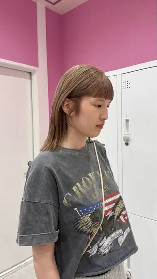 カラー 服部 沙弥佳のヘアスタイル