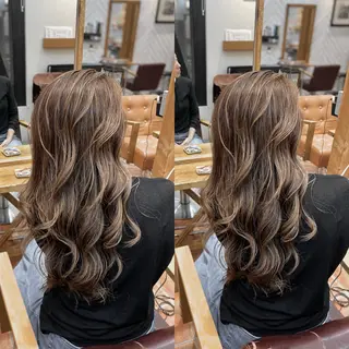 セミロング カラー 木村丈晴✂️ご来店 お待ちしてます😊のヘアスタイル