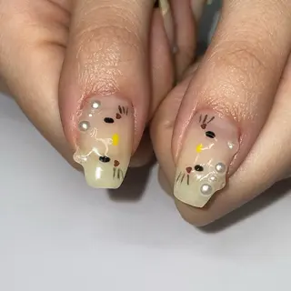 ネイル GO TODAY 吉祥寺Glint所属・うの 韓国ﾈｲﾙ໒꒱⋆⭒˚のネイルデザイン