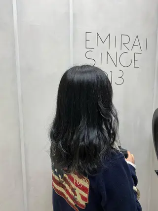 ロング カラー 🟢NEGi🟣 🫧髪質改善のヘアスタイル