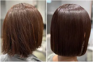 パーマ 艶髪酸性ストレート /髪質改善/寺田警二のヘアスタイル