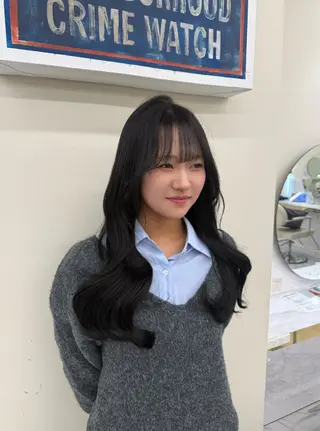 カラー 韓国ヘア🇰🇷艶 カラー/sakuraのヘアスタイル