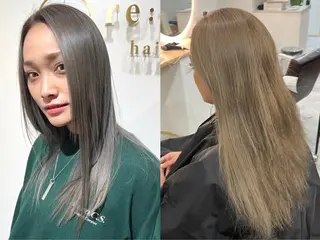 ミディアム 横浜関内髪質改善 re:Magoのヘアスタイル