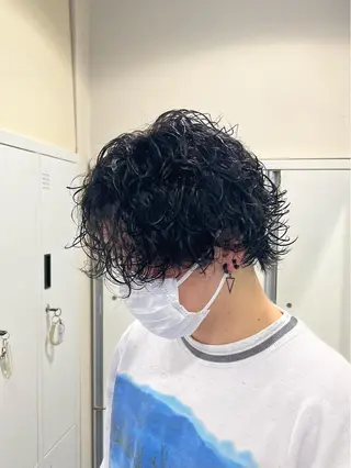 ショート パーマ メンズ 茅ヶ崎パーマ特化/ スパイラル/ハルキのヘアスタイル