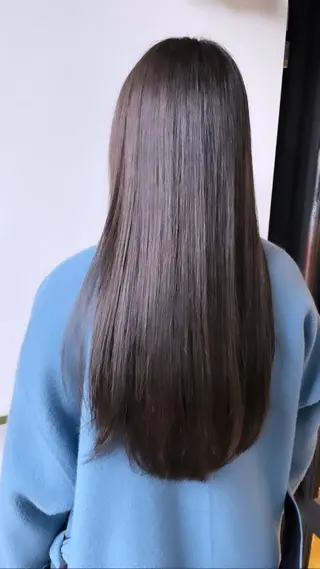 ロング カラー 🇰🇷くびれボブ/ 韓国ボブ🇰🇷愛誠のヘアスタイル