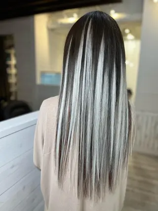 ロング カラー ヘアアレンジ Shelltie Fiel (シェルティフィエル)所属・次世代シールエクステ 錦糸町 小泉 朋之のヘアスタイル