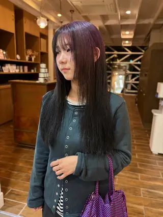 ロング カラー ハイトーン/デザイン カラー/るいのヘアスタイル