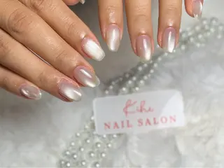 ネイル ユリ🎀長さだし/ パラジェル/持ち込みのネイルデザイン