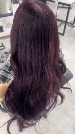 ロング カラー 赤み無し柔らかカラー 【梅田】madokaのヘアスタイル