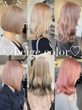 ロング カラー🫧アレンジ 🎀REIMIのヘアスタイル