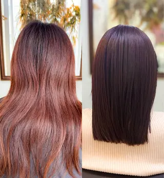 ミディアム カラー 椎葉 祐也のヘアスタイル