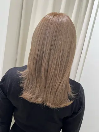 セミロング カラー ヘアアレンジ 新宿color🐝 AYAKA🌈💖のヘアスタイル