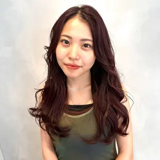 カラー デザインカラー/パー マ🦖外岡咲希🦖のヘアスタイル