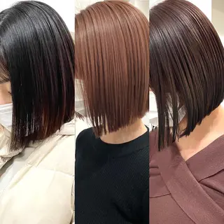 ショート カラー 髪質改善 中川　翔のヘアスタイル